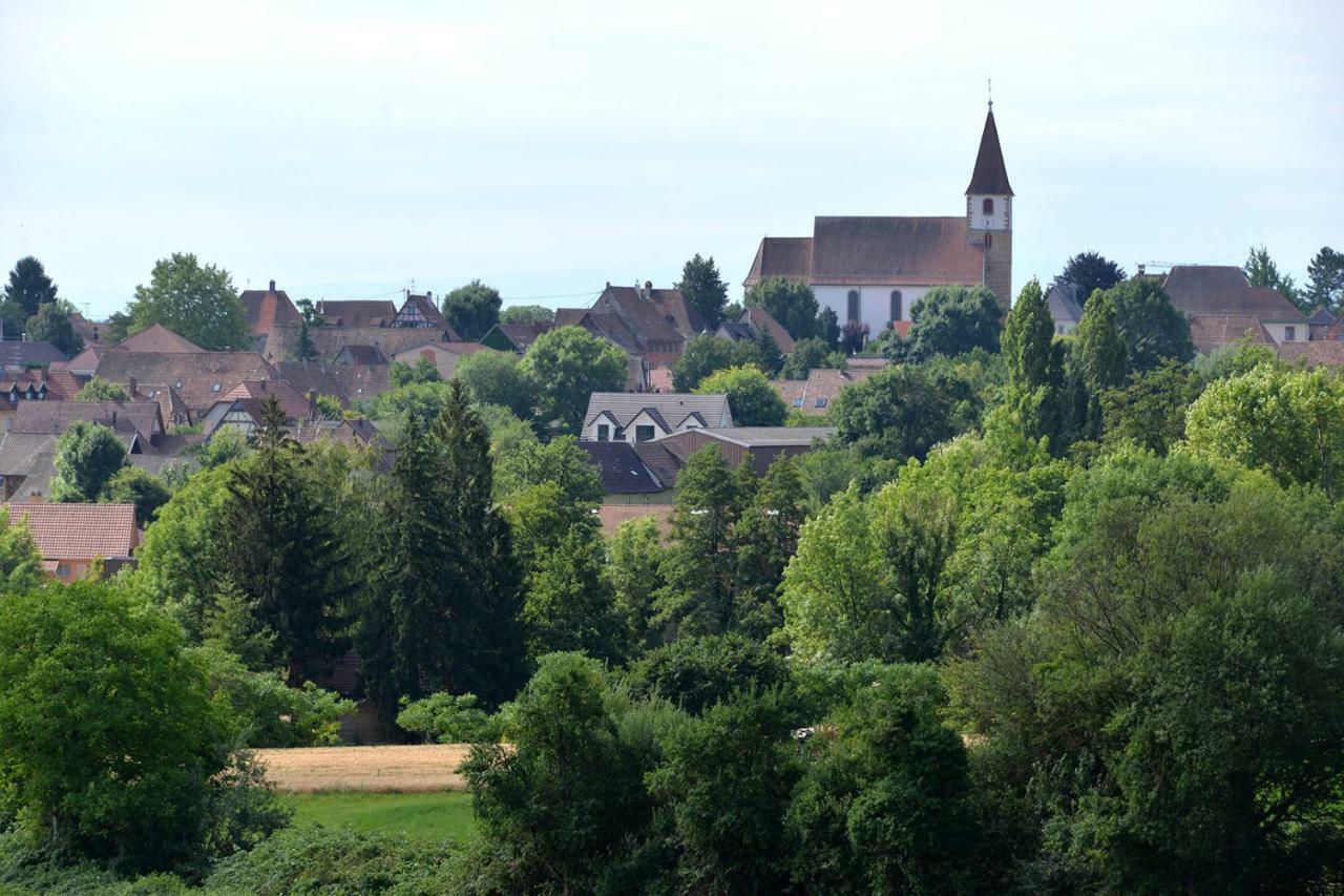 Gite Aux Deux Clochers Zimmersheim Экстерьер фото